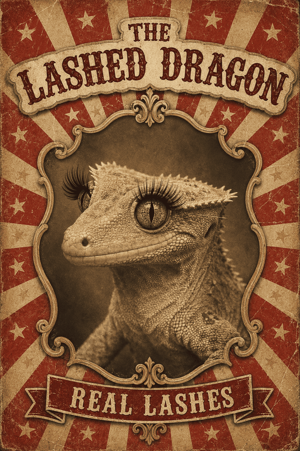circus gecko real lashes