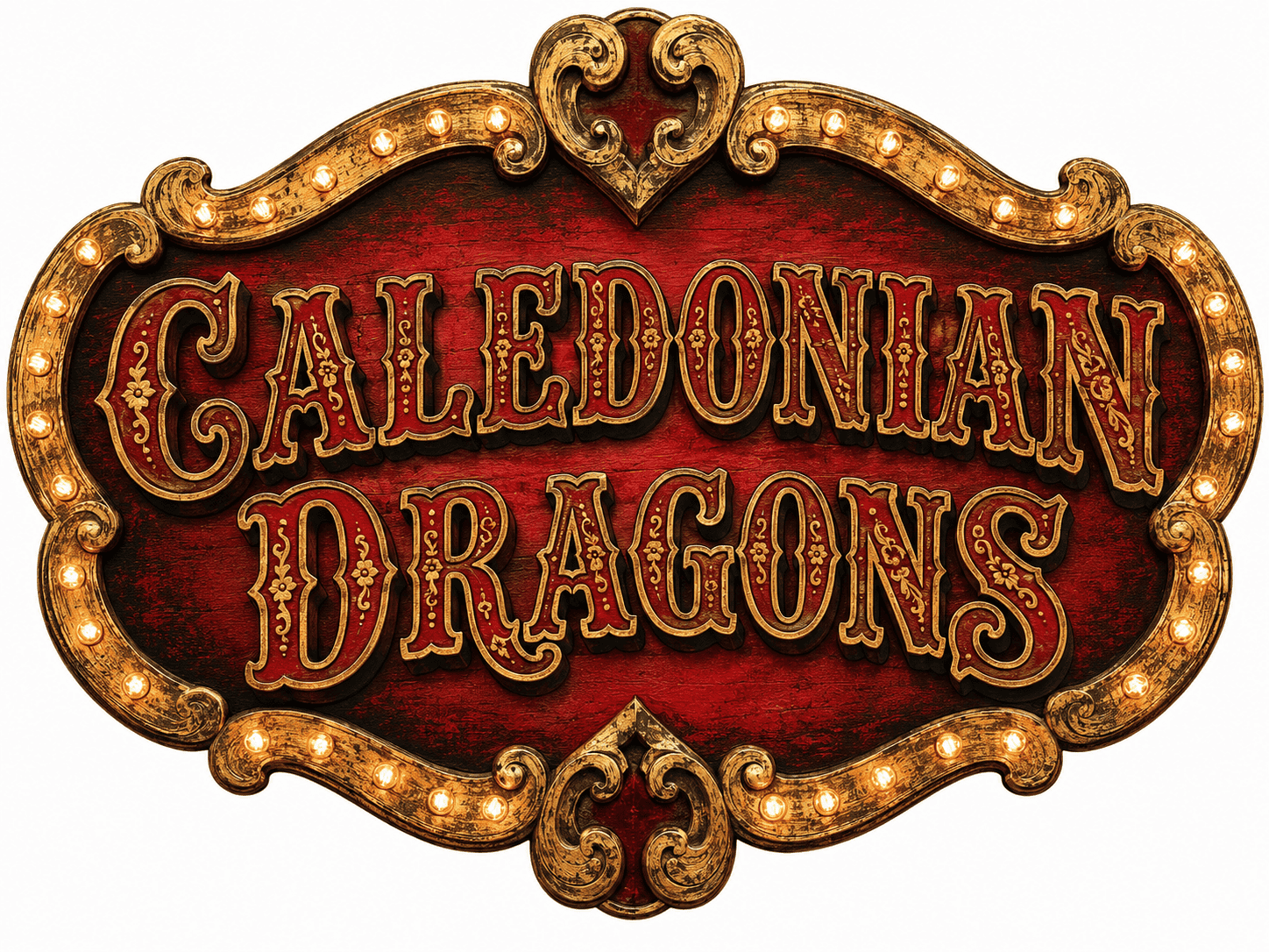 circus sign caledonian dragons