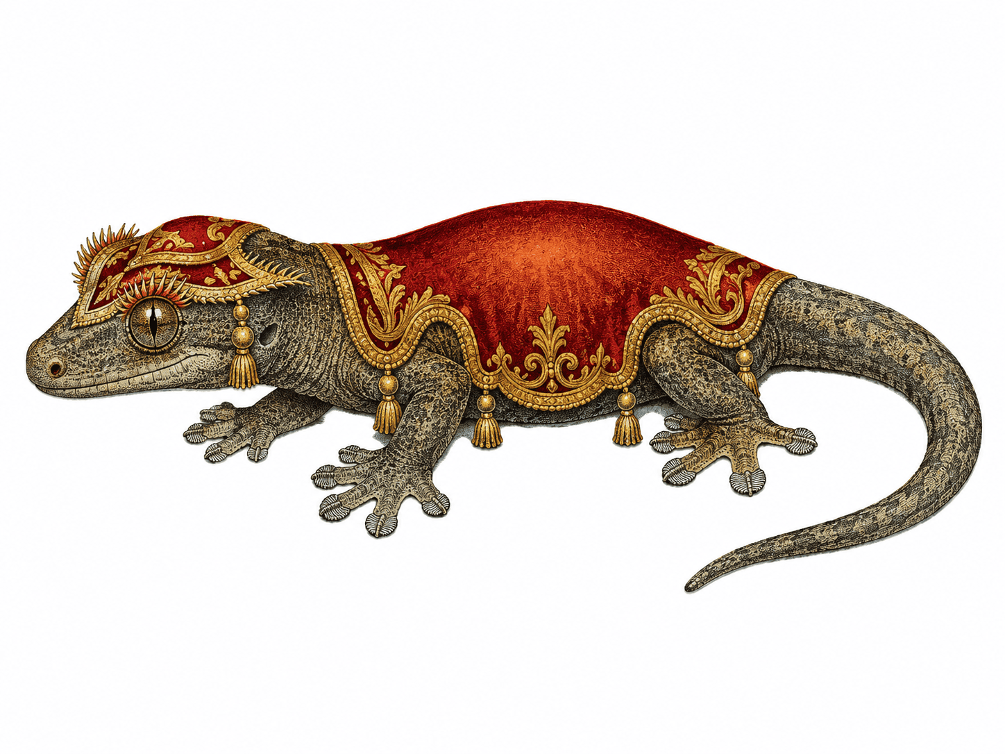circus crested gecko